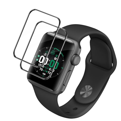 Cable Leader 2 Stück Schutzfolie für Panzerglas für Apple Watch Series 4/5/6/SE/SE2/SE3 44mm Ultradünn Ultra-Klar 100% Touchgenauigkeit Frei von Kratzern Anti-Schock Apple Watch 44mm Folie