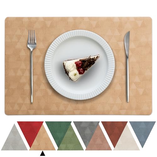 Sets de table en cuir synthétique Jovono haute qualité et lavables - 2