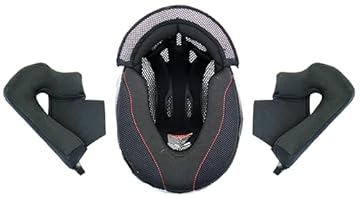 motorcycle helmet cheek pads tight