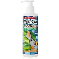 Nyloxin 8 oz Bottle Arthritis Pain Relief Gel, Back Pain Relief, Neuropathy Pain Relief, Nerve Pain Relief, Knee Pain Relief, Foot Pain Relief, Muscle Pain Relief, Joint Pain Relief (8 oz)