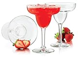 Libbey 9-Ounce Preston Margarita Glass, Clear, 4-Piece
