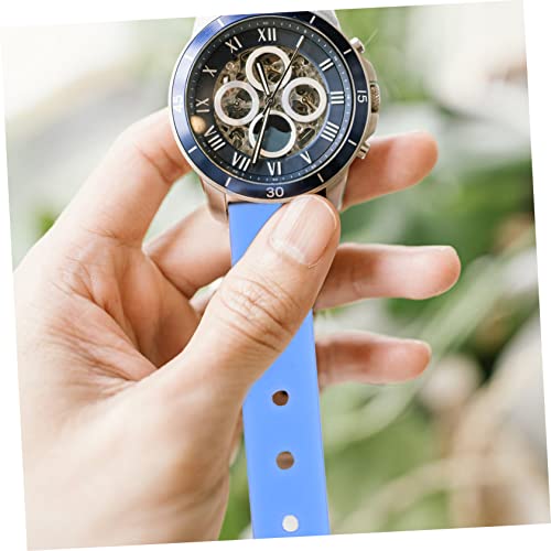 HOMSFOU 30pcs Silicone Wristband Watch Band Replacement Comfort Fit Plaything Material 6