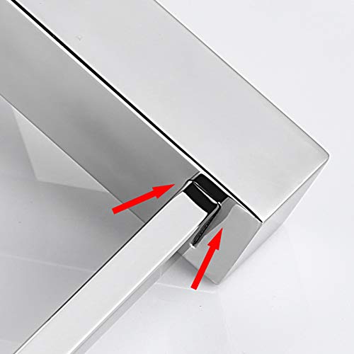 Porte-serviettes mural 100 cm gain de place pour optimiser les petits espaces - 7