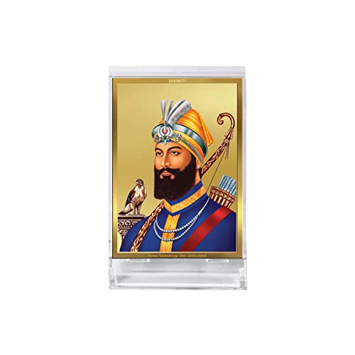 Cadre Guru Gobind Singh pour tableau de bord auto et décoration de table
