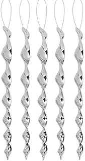 SunFuture 12 Inch Bird Repellent Reflective Scare Rods Ornamental Spiral Deterrent Device Scare,Frighten Pigeons Seagulls to Stops Damage,Roosting,Mess(Set of 5)