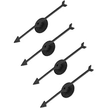 Spinner Game Engaging Board Arrow Set Home and School Party Spinners Plastic Craft with Suction Cup Board Games Accessories 4Pcs Black