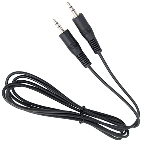Cable auxiliar Jack 3.5mm macho a macho 6 pies 2 pack miniatura 3