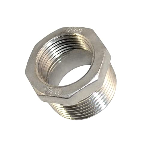1 Male X 3/4 Female Thread Reducer Bushing Pipe Fitting