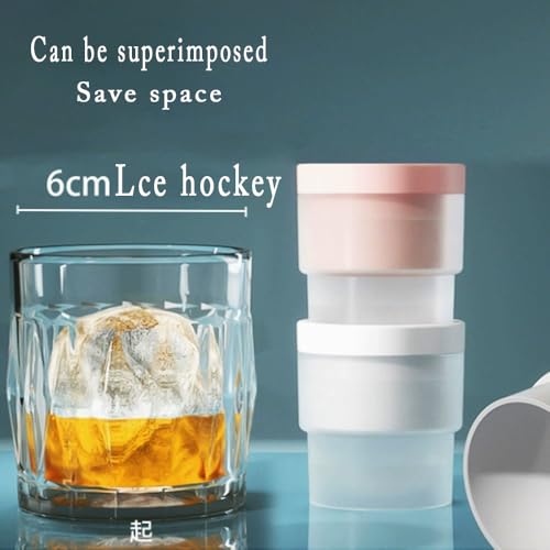 Molde esfera de hielo de 2.4 pulgadas, pack de 4 miniatura 5