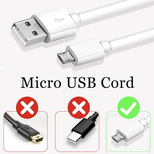 Adaptador de alimentación micro USB 5V constante para cámaras de bebé VTech 3
