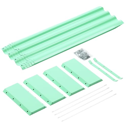 image for Land Guard 6×3×1ft Galvanized Metal Raised Garden Bed, Metal Planter