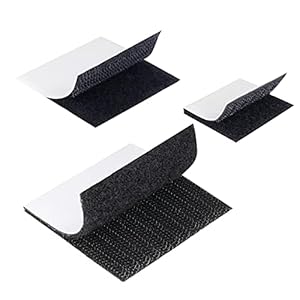 Klebeshop24 KS 815F Klettverschluss-Pads 50x50mm 100 Stück