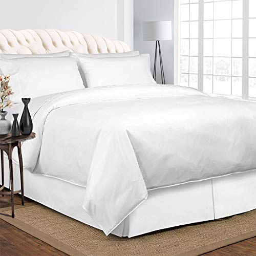Sgi Bedding King Size Sheets Luxury Soft 100% Egyptian Cotton 6Pcs Bed Sheet Set White Solid 1000 Thread Count (1 Fitted Sheet 1 Flat Sheet 4 Pillowcase) #TOP1