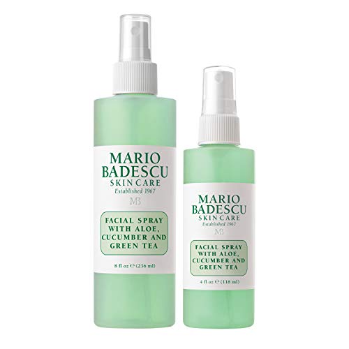 Image of Mario Badescu Facial Spray for All Skin Types, Face Mist that Hydrates and Restores Balance, Helps to Soothe the Skin Suitable for Men & Women, Travel Size