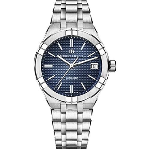 Maurice Lacroix Aikon 39mm Blue Dial Automatic Stainless Steel Swiss Watch AI6007-SS002-430-2