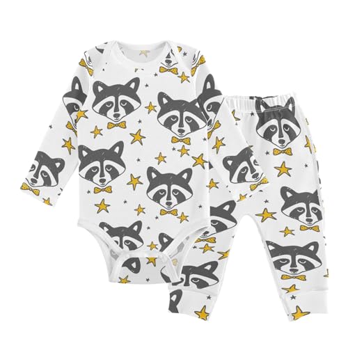 Image of vvfelixl Baby Bodysuits Pants Sets Guitar Headphones Long Sleeve Baby Clothes For Boys Girls 0-24M Black