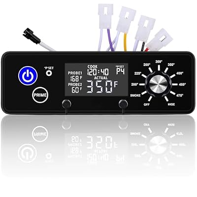 Digital Control Board Replacement Parts AC03P9, PB1100PS1-A003 for Pit Boss PB440D2 PB550G PB700FB1 PB700NC1 PB820 PB850G Pro1100 PB1150G Wood Pellet Grill Smokers, LCD Display Controller Replacement