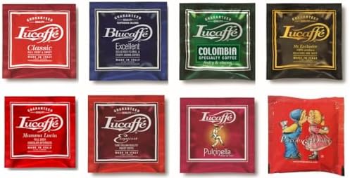 Lucaffe Sampler 40 ESE Paper Espresso pods in Bulk Packaging (Pack of 1)