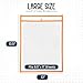 Essex Wares - 6 Pack, Orange, Dry Erase Pocket Document Protectors, 10