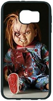 Charles Lee Ray Chucky Doll Samsung Galaxy S6 Case, Customized Black Silicone Rubber TPU back cover cell phones for Samsung Galaxy S6 Case,(Not Fit for Galaxy S6 Edge)