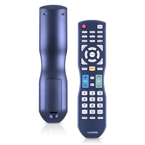 LD200RM New Replace Remote Control for APEX LCD LED TV, Compatible with Apex Digital TV LD3249...