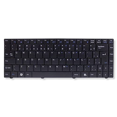 Teclado para Notebook Positivo SIM+ 7995 | Preto ABNT2 - Wi-Fi no F11