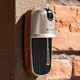 anyfree Hello Doorbell Camera Wireless with Solar Powered and Battery, Video Doorbell with Chime, AI Motion Detection&Alert, 3280ft Wireless Long...