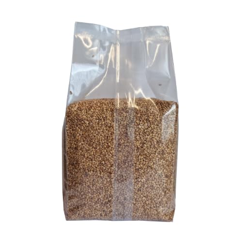 Sesamo Ambrato di Ispica - Semi Selezionati 100% Italiani - Ricchi di Fibre e Minerali - Ideali per Pane. Dolci e Ricette Tradizionali Siciliane (500g)