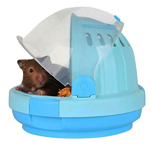 Hamster Carrier Cage Portable Transport Unit for Syrian Hamster, Small Animal Habitat, Hamster