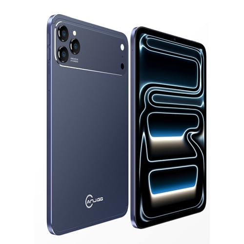 ANJ.GG Aparelho Digital 10.1 Pol Portátil Para Estudo e Trabalho 6GB 128GB (azul)