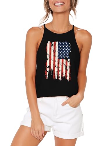 Image of LouKeith Womens Tank Tops Casual Flowy Printed Vest Shirts Sleeveless Cotton Soft Summer Tees Blouses