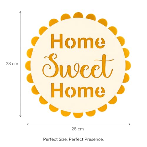 Image of Sehaz Artworks Home Sweet Home Decorative Items for Living Room 28x28 CM