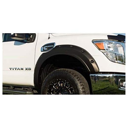 EGR 793554 bolt-on look fender flare full set, matte black finish, compatible with select Ford Ranger models