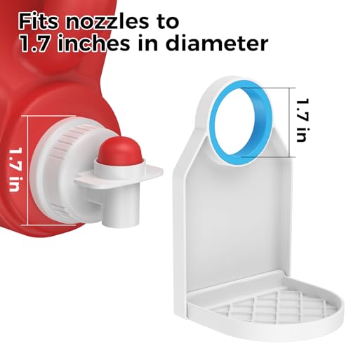 KMOUANTS-2-Pack-Laundry-Detergent-Dispenser-Cup-Holder-Nozzle-button-upgradeEasily-No-More-runny-or-Messy-Laundry-Detergent-Laundry-Cup-Holder-and-drip-Tray-Room-Organization-and-Storage