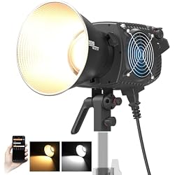 ZHIYUN MOLUS B500 500W COB Photography Studio Light [Official] Bowens Mount | Silent Continuous Output Lighting for TK YouTube 2700K-6500K CRI 95+ TLCI 97+ 76400 Lux/1M APP Control 13 Scene Effects