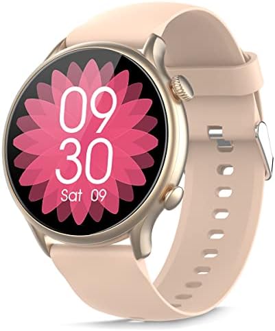 Smart Watch for Women Men (Answer/Make Calls) 2.5D Touch Screen Smartwatch Compatible with Android iOS Phones 5ATM Waterproof Smart Watch Fitness Tracker with Blood Pressure Heart Rate Step Counter