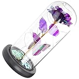 生花 箔ローズ ガラスドーム付 日 アデコレーション な なし