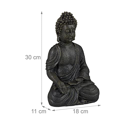 Statue de Bouddha zen de 30 cm pour instaurer la sérénité chez soi - 5