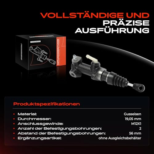 Frankberg 1x Kupplungsgeberzylinder Kompatibel mit Corrado 53I Golf II 19E 1G1 P.a.s.s.a.t 35I 3A2 P.a.s.s.a.t Variant 35I 3A5 Replace# 357721401