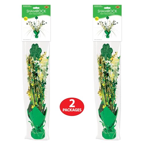 Fournitures irlandaises Lucky St Pats Beistle 30722 déco de table trèfle sans perte d'éclat - 7