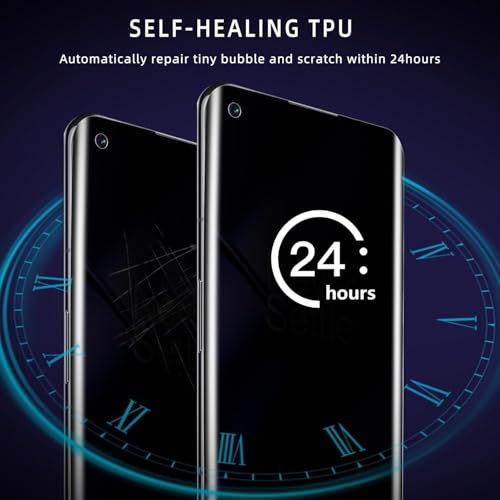 Image of EZ-GLAZ Privacy Screen Protector for OnePlus 11 (6.7 inch Curved Display) | Anti-Spy HD Clear Flexible Film | Bubble-Free Easy Installation Kit | Scratch Resistant | Case Friendly (Pack of 2)