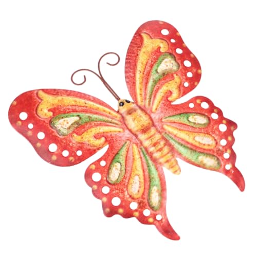 Cabilock Decoración de Pared de Hierro Vintage Artesanal Ornamento Metálico Único para Hogar y Jardín Fácil de Colgar Regalo para Amantes del Arte Mural