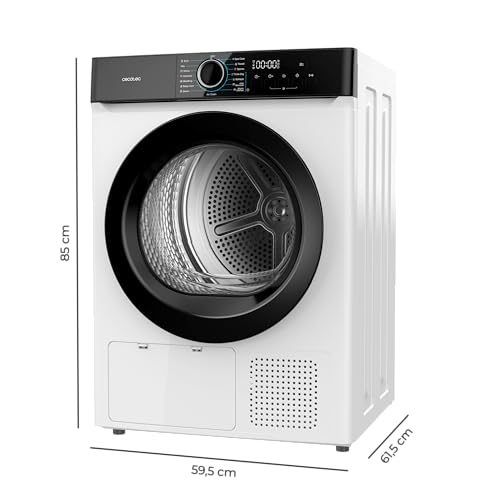 Miniatura 2 de Cecotec Secadora Bomba De Calor 9kg Bolero Dresscode Dry 9180. 650w, Clase E Antigua A , Bajo Consumo, 15 Programas, 3 Niveles De Secado, Spacare, Antiarrugas, Accesorio Para Zapatos, Blanco