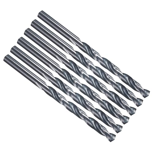 Image of PATIKIL 17/64" Drill Bit Jobber Straight Shank M35 Nitriding Black 6Pcs