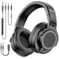 Professional 50mm Drivers: New Bee studio headphones feature large 50mm drivers frequency range:10 Hz- 40,000 Hz that deliver powerful bass, detailed mids and crisp treble for an immersive stereo experience. Perfect for mixing, mastering, and critica...