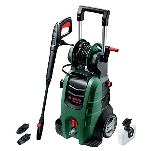 Image of Bosch 06008A7DF0 Adavanced Aquatak 140 High Pressure Washer (2100 watt) & Bosch F016800360 6m High Pressure Hose (Black)