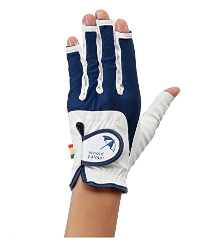 ゴルフ グローブ 左手用 レディース グローブ ネイル APG-03H WH/NV