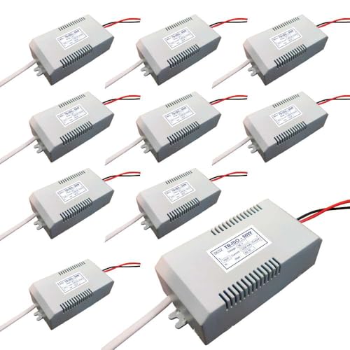 Image of TECHNOBEAM 50W BIS Certified Isolated Driver 36V-1200mA With Red & Black Wire for COB Light, Track light, Linear Lights,Pack10