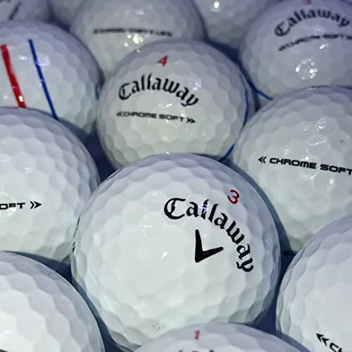 Golf Ball House 24 Chrome Soft Golf Balls for Callaway Near Mint/4A (Used-Recycled) - Thumbnail 2