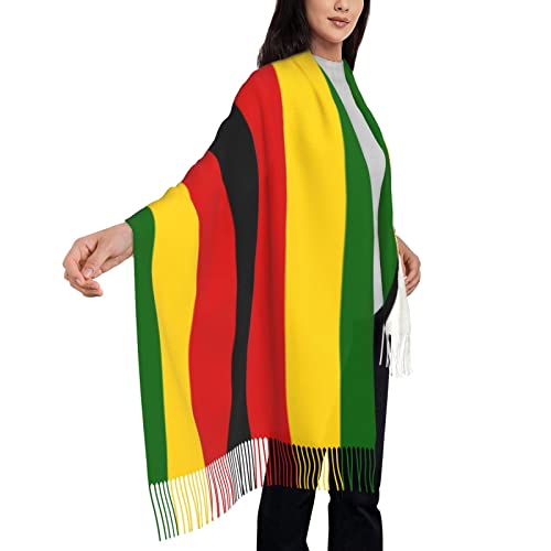 TZT Flag of Zimbabwe Scarf For Women and Men Winter Warm Scarves Large Shawl Wrap Shawl Gifts4